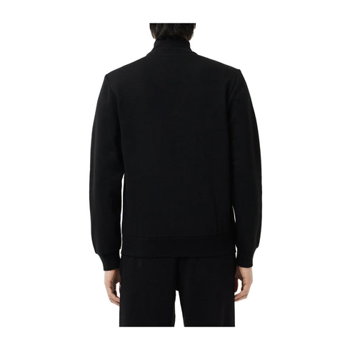 Lacoste Felpa con zip Felpa Uomo con chiusura zip Nero - Francavilla Moda